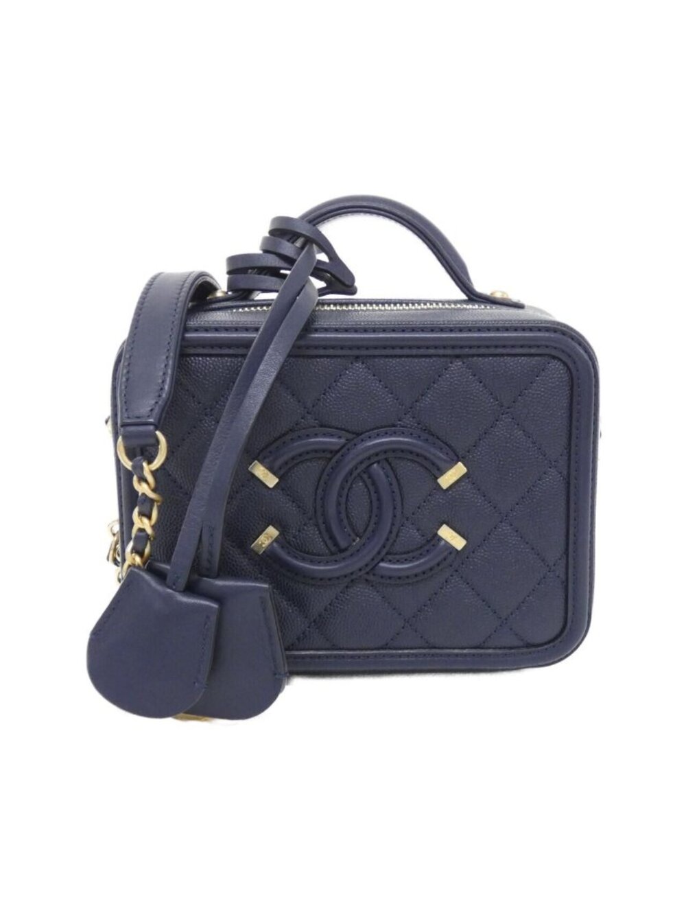Chanel Bag Handbag Navy